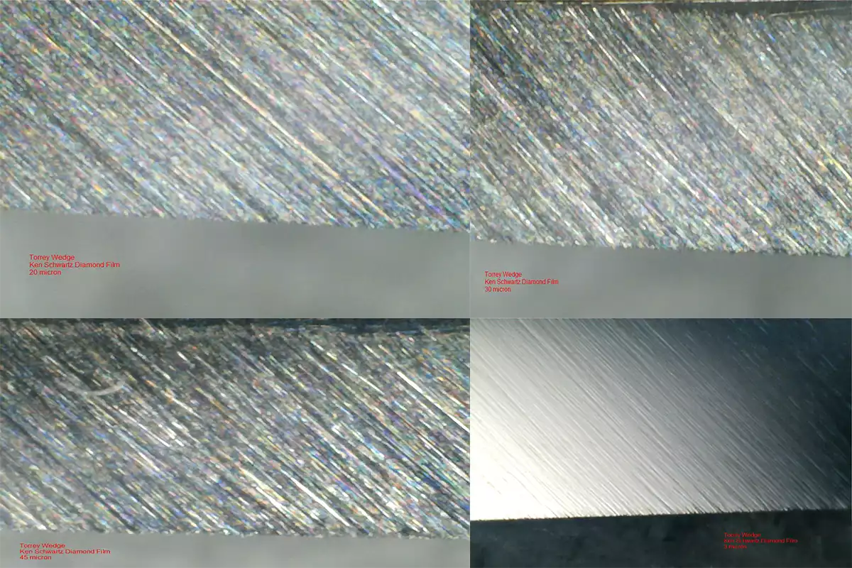 Diamond Sharpening Films by Ken Schwartz – in 1×6, 2×6 and 3×8