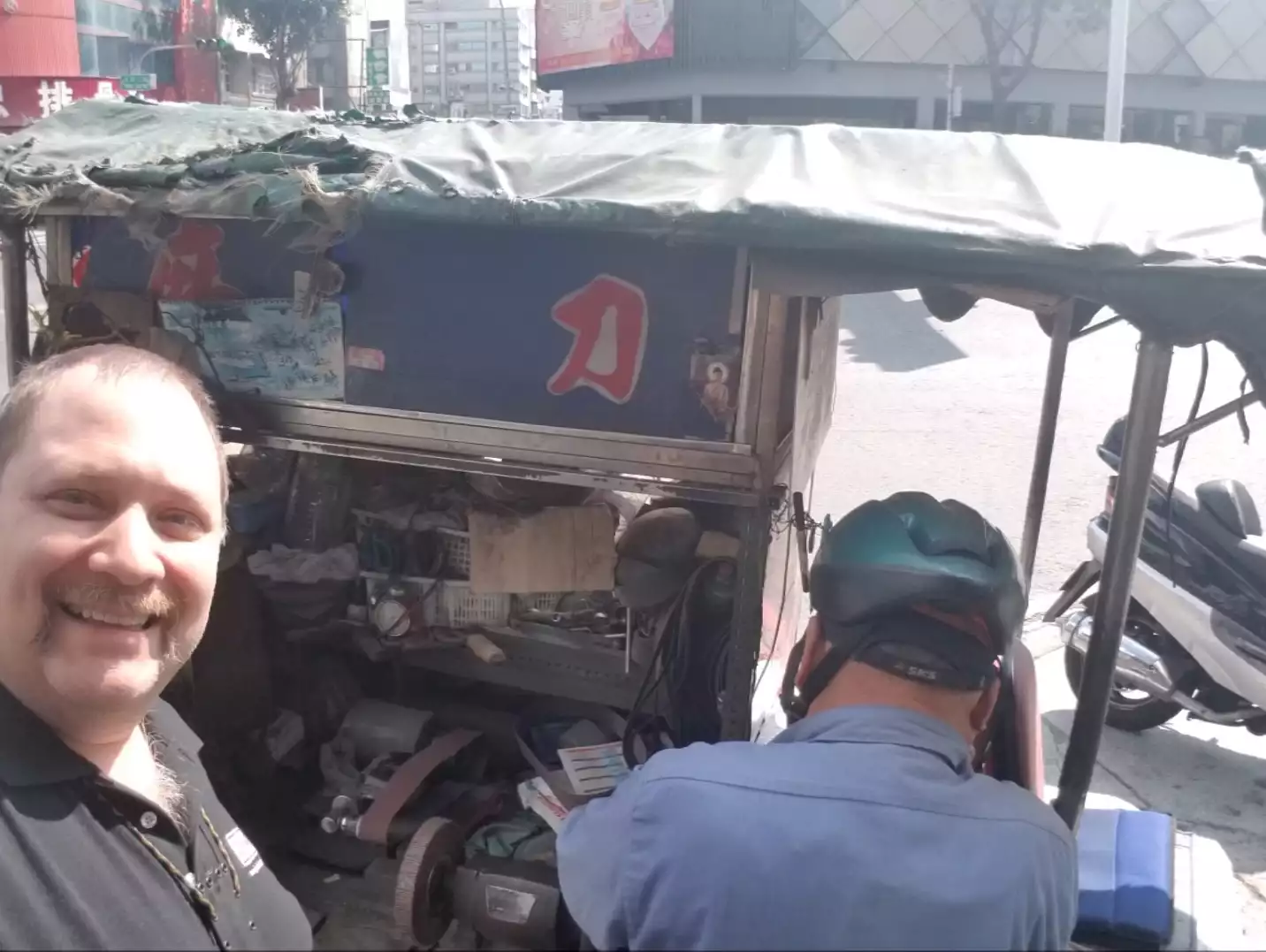 Meeting One of the Last Traveling Knife Sharpeners