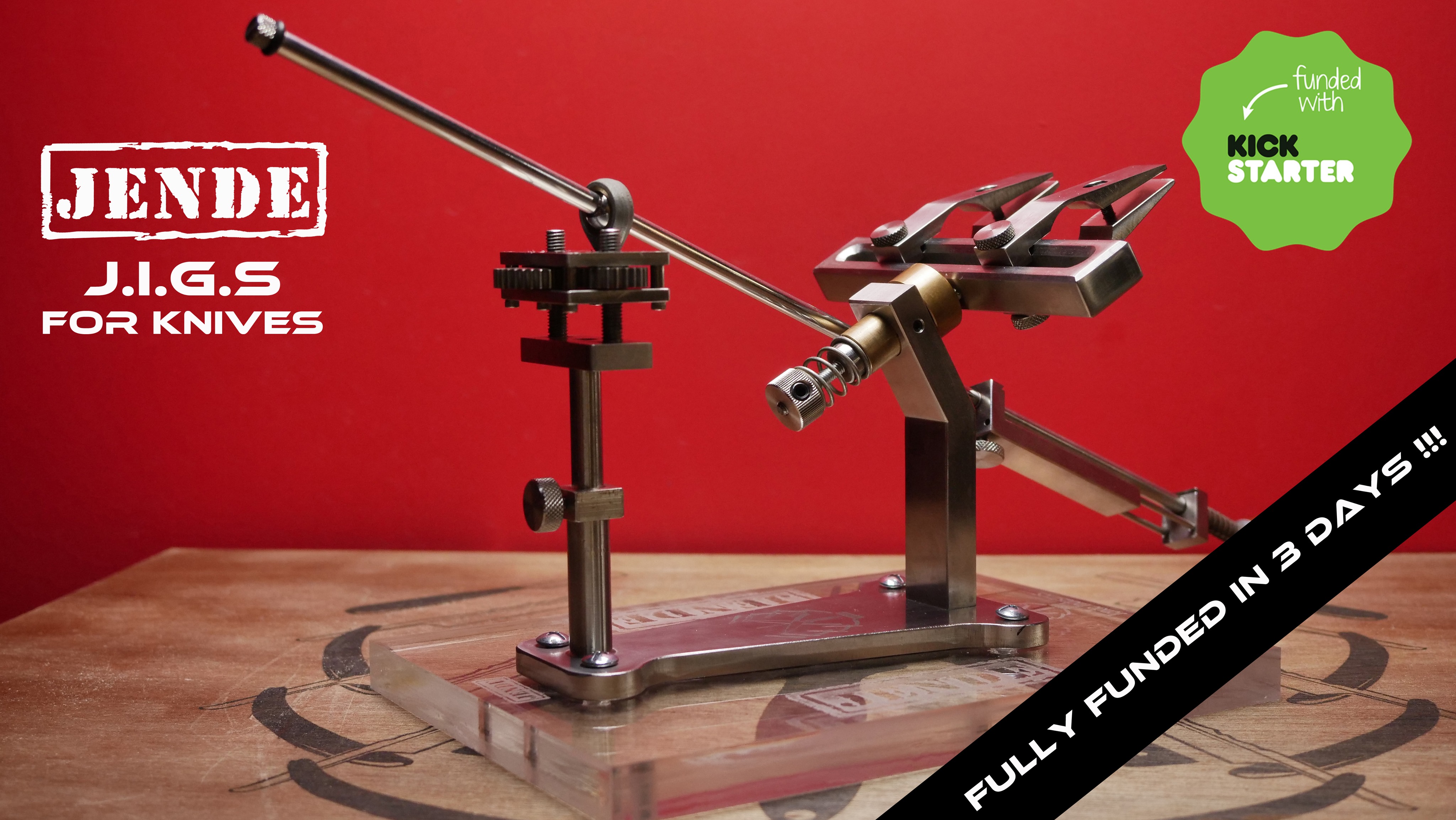 Building the Jende Industries Guided Sharpener – Video