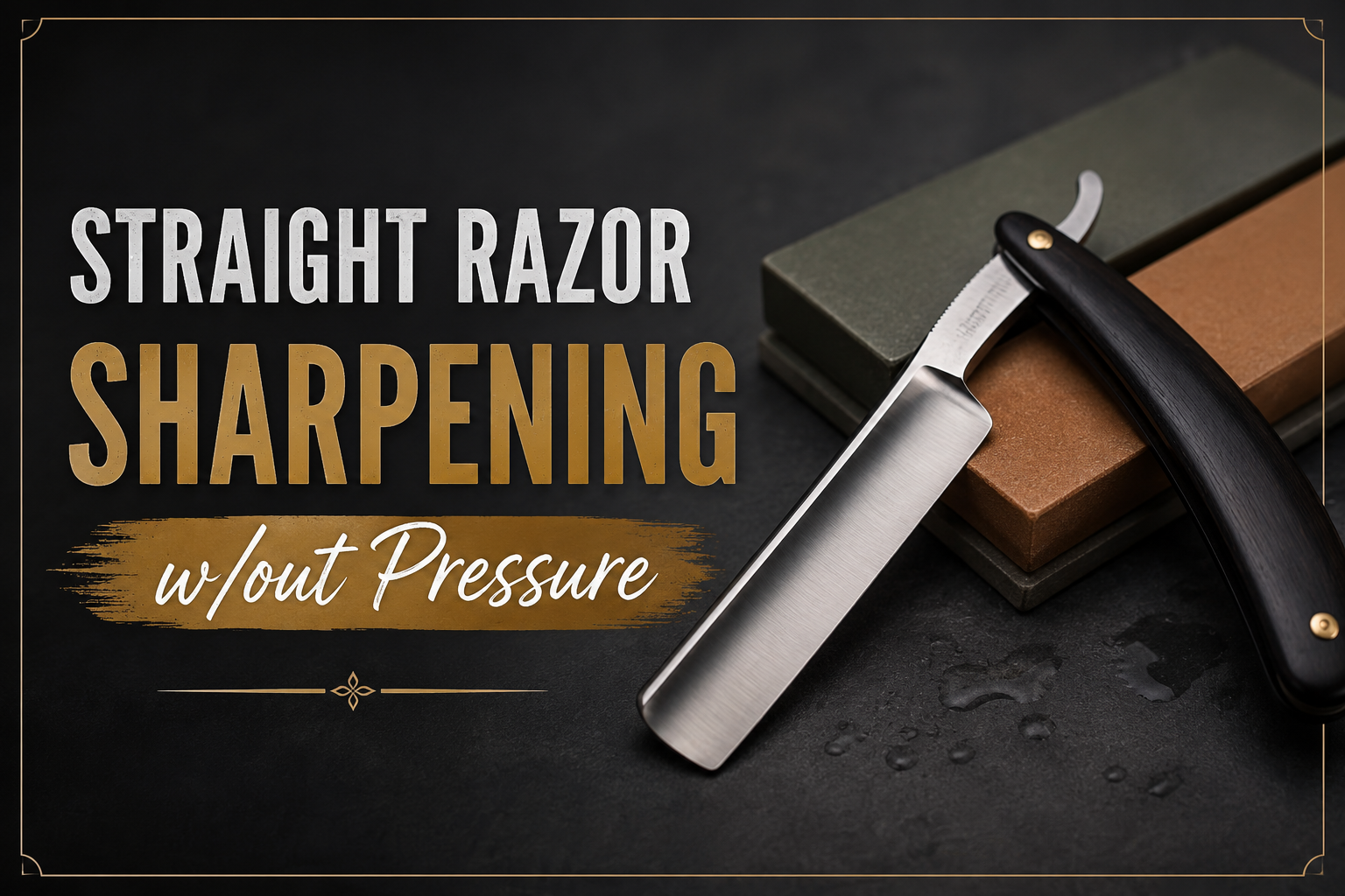 Straight Razor sharpening w/out pressure