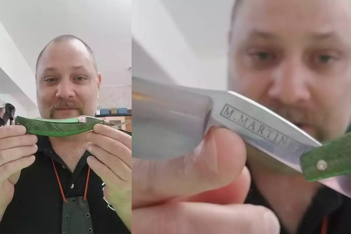 Martinez Monster Straight Razor Reveal and Test Shave