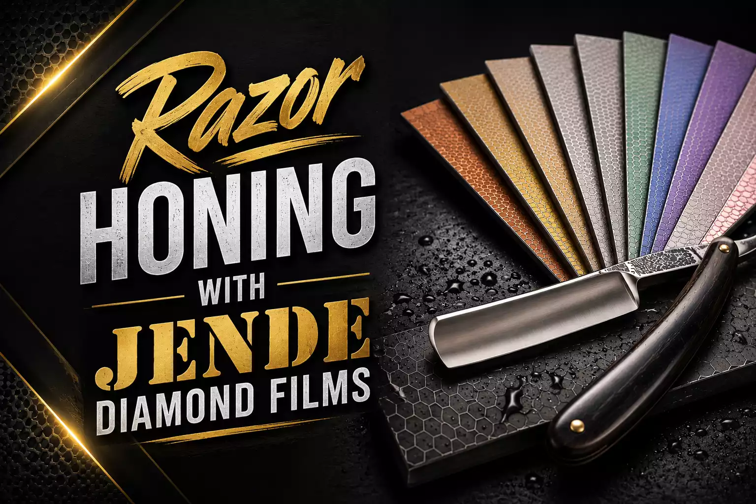 Razor Honing with Jende Diamond Films